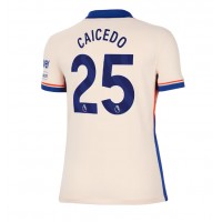 Maglie da calcio Chelsea Moises Caicedo #25 Seconda Maglia Femminile 2024-25 Manica Corta